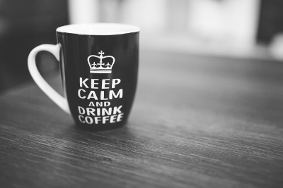 Keep calm and drink coffee mug